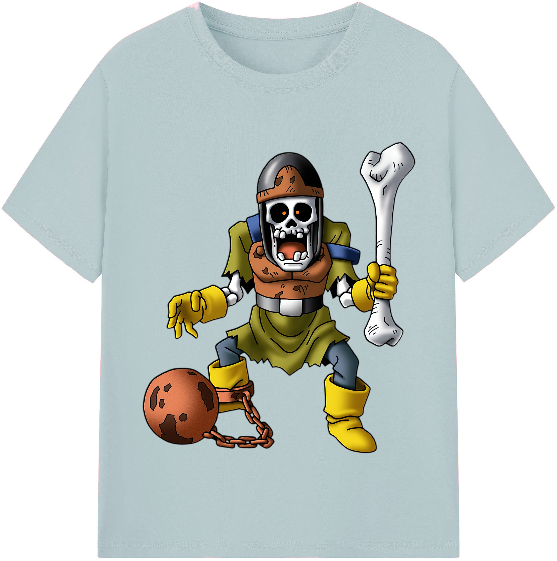 （画像用） ドラゴンクエスト Doragon Kuesuto Dragon Quest 綿100％半袖Tシャツ（フロントプリント）